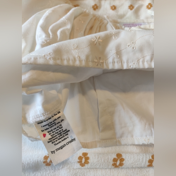 Posie Blouse in Broderie Anglaise in White - Picture 5 of 10